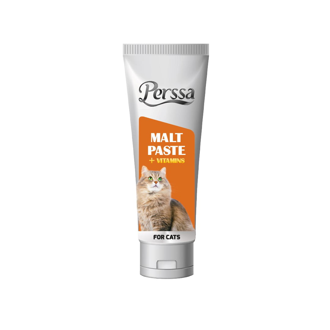 Perssa-Cat-Malt-Paste-and-Vitamin-100gr خمیر مالت گربه پرسا مدل MALT PASTE VITAMINS وزن ۱۰۰ گرم - Image 1