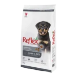 غذای خشک توله سگ با طعم بره و برنج رفلکس Reflex Puppy Lamb & Rice وزن ۱ کیلوگرم